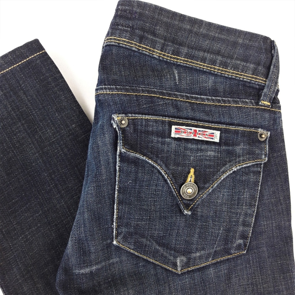Hudson Jeans Skinny Back Flap Pockets Low Rise USA 24x29 - Picture 6 of 8